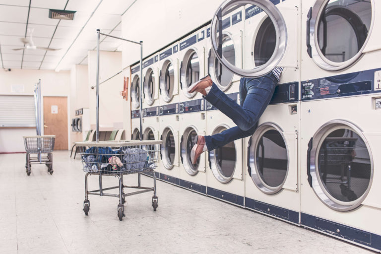 washing machine at laundromat in South SLC